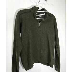 Smartwool quarter zip medium green